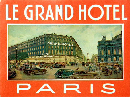 «Le Grand Hôtel Paris label»